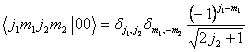 Expression for C-G coeff for an S state